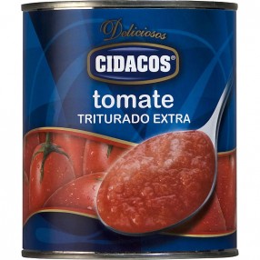 CIDACOS Tomate natural triturado lata 800 grs